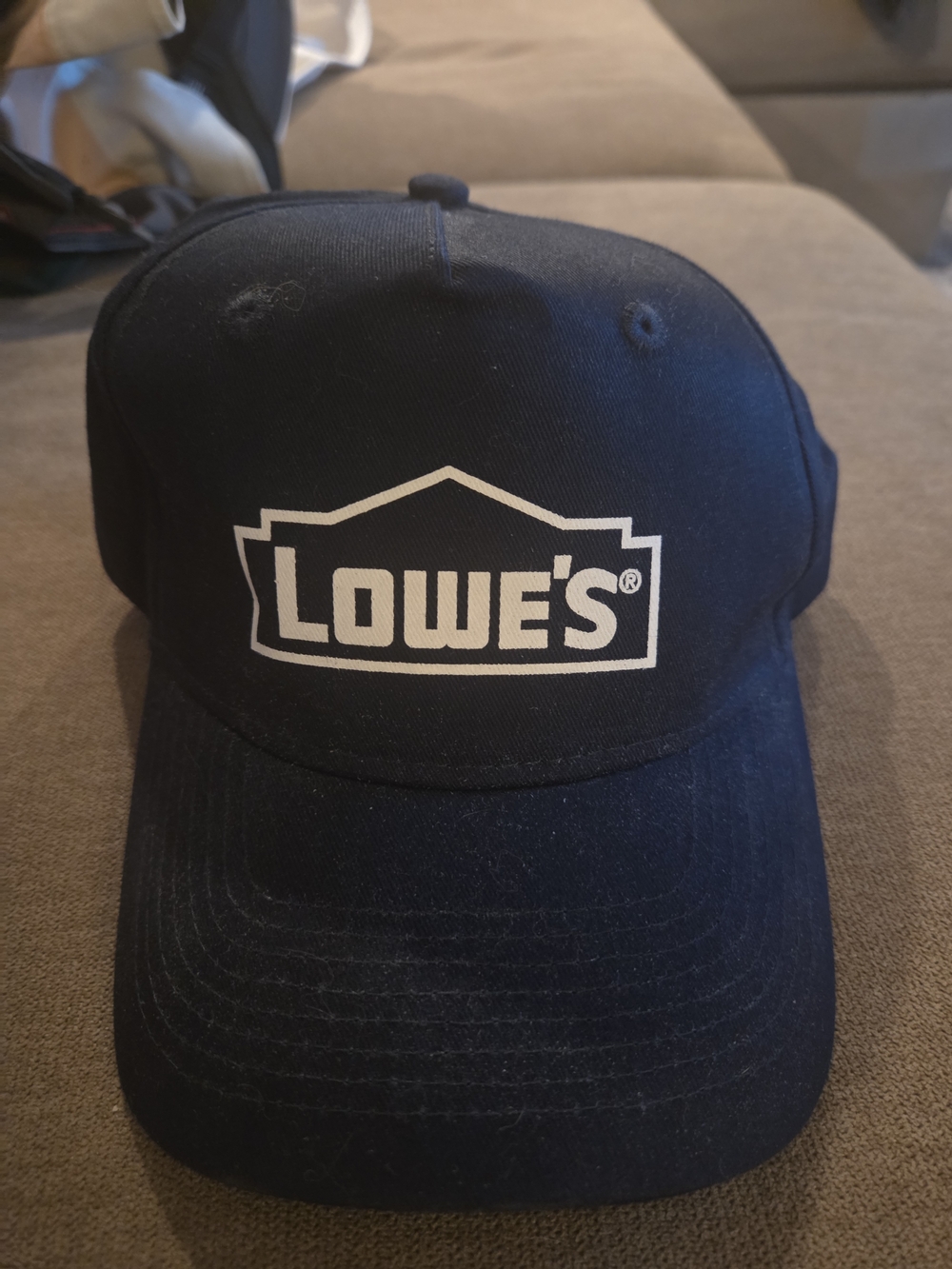 Port and Company Navy Blue Lowe's Logo Cap